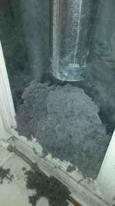 Typical amount of lint found in a dryer vent